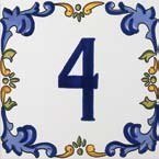 NUMERO CERAMICO 1 CIFRA 20X20 ROCALLA (0-9) - MLM